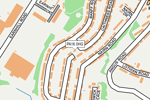 PA16 0HG map - OS OpenMap – Local (Ordnance Survey) PA16 0HG map - OS OpenMap – Local (Ordnance Survey)