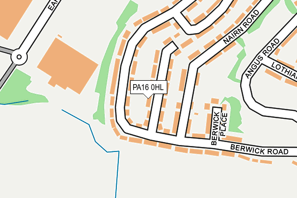 PA16 0HL map - OS OpenMap – Local (Ordnance Survey) PA16 0HL map - OS OpenMap – Local (Ordnance Survey)
