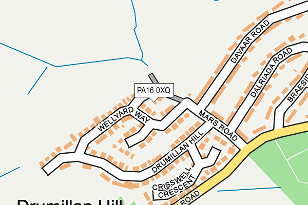 PA16 0XQ map - OS OpenMap – Local (Ordnance Survey) PA16 0XQ map - OS OpenMap – Local (Ordnance Survey)