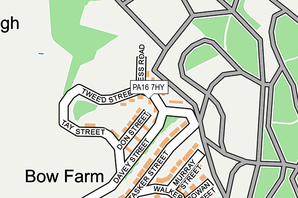 PA16 7HY map - OS OpenMap – Local (Ordnance Survey) PA16 7HY map - OS OpenMap – Local (Ordnance Survey)