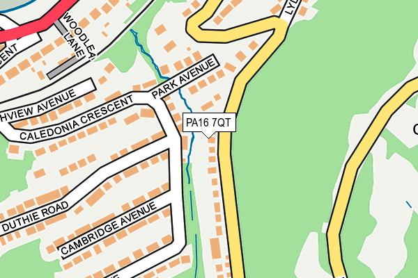 PA16 7QT map - OS OpenMap – Local (Ordnance Survey) PA16 7QT map - OS OpenMap – Local (Ordnance Survey)