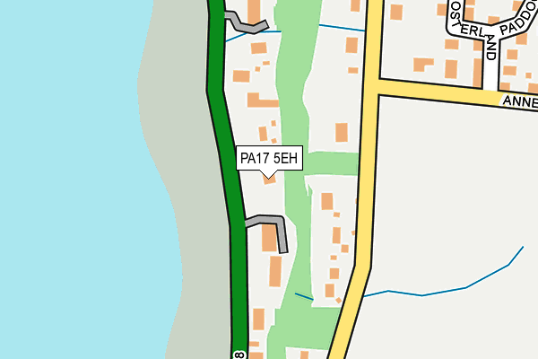 PA17 5EH map - OS OpenMap – Local (Ordnance Survey) PA17 5EH map - OS OpenMap – Local (Ordnance Survey)