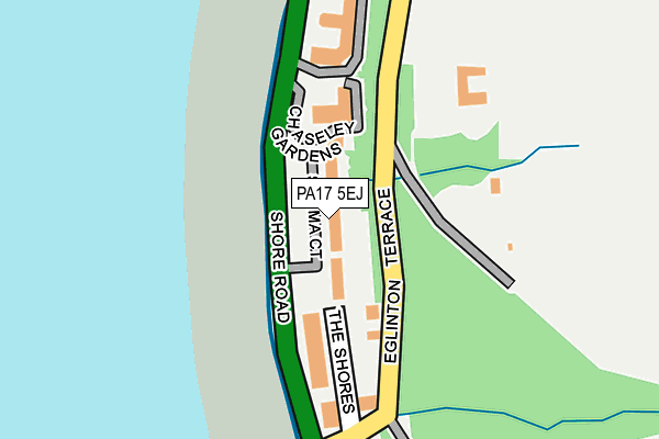 PA17 5EJ map - OS OpenMap – Local (Ordnance Survey) PA17 5EJ map - OS OpenMap – Local (Ordnance Survey)