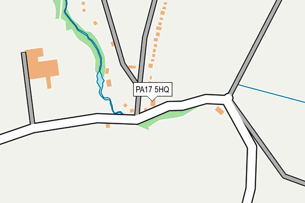 PA17 5HQ map - OS OpenMap – Local (Ordnance Survey) PA17 5HQ map - OS OpenMap – Local (Ordnance Survey)