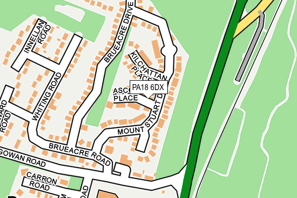 PA18 6DX map - OS OpenMap – Local (Ordnance Survey) PA18 6DX map - OS OpenMap – Local (Ordnance Survey)