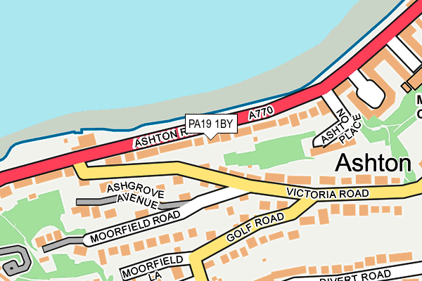 PA19 1BY map - OS OpenMap – Local (Ordnance Survey) PA19 1BY map - OS OpenMap – Local (Ordnance Survey)