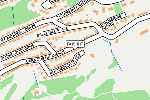 PA19 1HF map - OS OpenMap – Local (Ordnance Survey) PA19 1HF map - OS OpenMap – Local (Ordnance Survey)