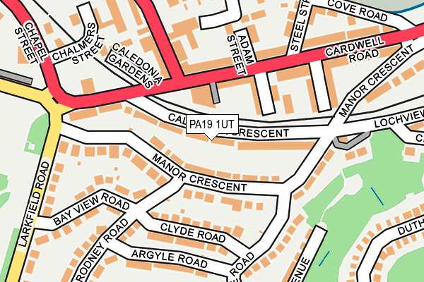 PA19 1UT map - OS OpenMap – Local (Ordnance Survey) PA19 1UT map - OS OpenMap – Local (Ordnance Survey)