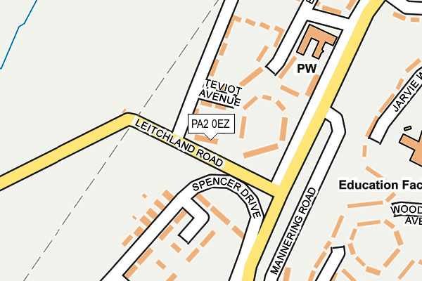 PA2 0EZ map - OS OpenMap – Local (Ordnance Survey) PA2 0EZ map - OS OpenMap – Local (Ordnance Survey)