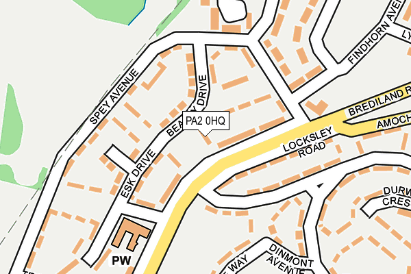PA2 0HQ map - OS OpenMap – Local (Ordnance Survey) PA2 0HQ map - OS OpenMap – Local (Ordnance Survey)