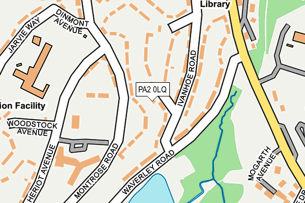 PA2 0LQ map - OS OpenMap – Local (Ordnance Survey) PA2 0LQ map - OS OpenMap – Local (Ordnance Survey)