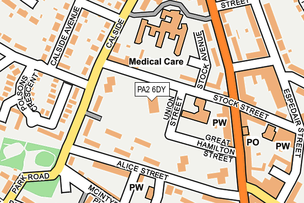PA2 6DY map - OS OpenMap – Local (Ordnance Survey) PA2 6DY map - OS OpenMap – Local (Ordnance Survey)