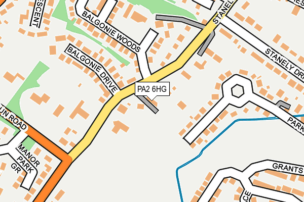 PA2 6HG map - OS OpenMap – Local (Ordnance Survey) PA2 6HG map - OS OpenMap – Local (Ordnance Survey)