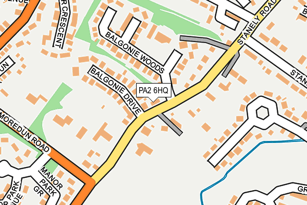 PA2 6HQ map - OS OpenMap – Local (Ordnance Survey) PA2 6HQ map - OS OpenMap – Local (Ordnance Survey)