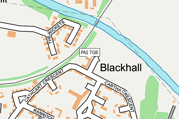 PA2 7GB map - OS OpenMap – Local (Ordnance Survey) PA2 7GB map - OS OpenMap – Local (Ordnance Survey)