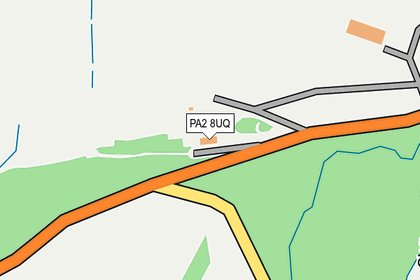 PA2 8UQ map - OS OpenMap – Local (Ordnance Survey) PA2 8UQ map - OS OpenMap – Local (Ordnance Survey)