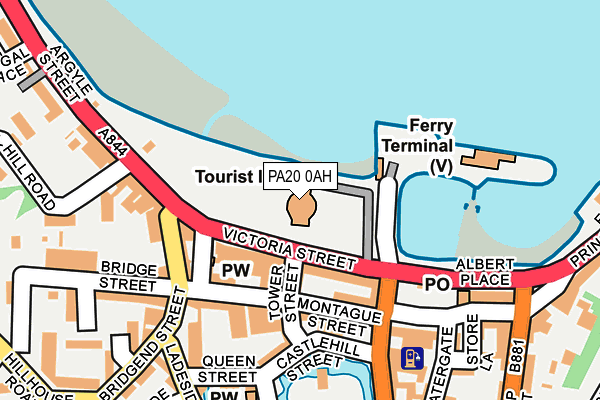 PA20 0AH map - OS OpenMap – Local (Ordnance Survey) PA20 0AH map - OS OpenMap – Local (Ordnance Survey)
