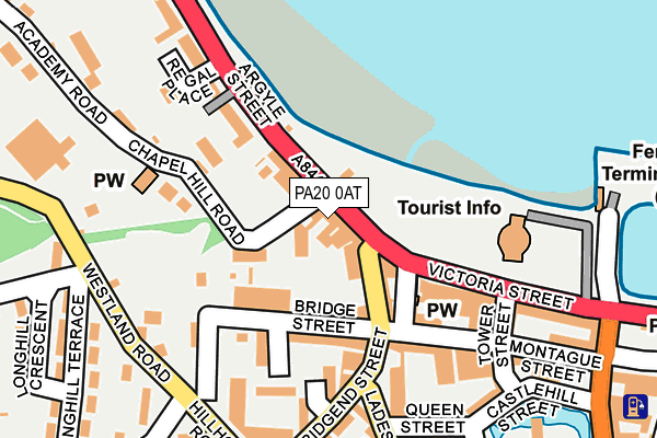 PA20 0AT map - OS OpenMap – Local (Ordnance Survey) PA20 0AT map - OS OpenMap – Local (Ordnance Survey)