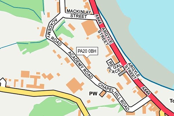 PA20 0BH map - OS OpenMap – Local (Ordnance Survey) PA20 0BH map - OS OpenMap – Local (Ordnance Survey)