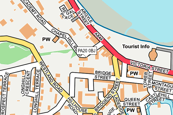 PA20 0BJ map - OS OpenMap – Local (Ordnance Survey) PA20 0BJ map - OS OpenMap – Local (Ordnance Survey)