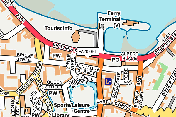 PA20 0BT map - OS OpenMap – Local (Ordnance Survey) PA20 0BT map - OS OpenMap – Local (Ordnance Survey)