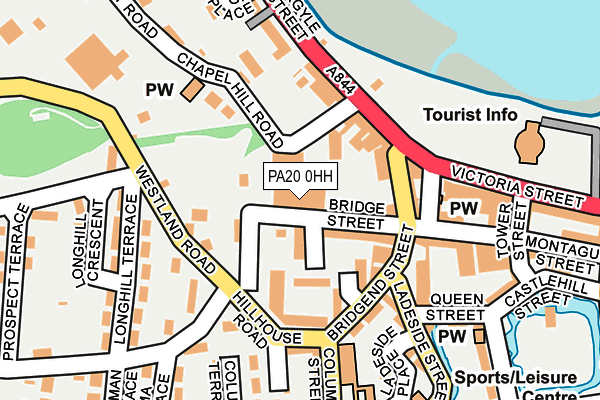 PA20 0HH map - OS OpenMap – Local (Ordnance Survey) PA20 0HH map - OS OpenMap – Local (Ordnance Survey)