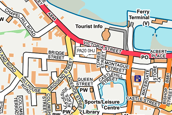 PA20 0HJ map - OS OpenMap – Local (Ordnance Survey) PA20 0HJ map - OS OpenMap – Local (Ordnance Survey)