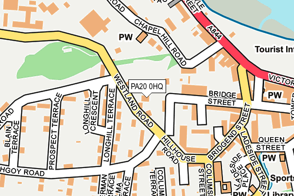 PA20 0HQ map - OS OpenMap – Local (Ordnance Survey) PA20 0HQ map - OS OpenMap – Local (Ordnance Survey)