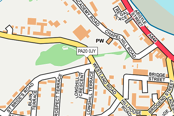 PA20 0JY map - OS OpenMap – Local (Ordnance Survey) PA20 0JY map - OS OpenMap – Local (Ordnance Survey)