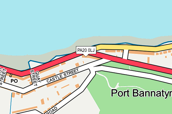 PA20 0LJ map - OS OpenMap – Local (Ordnance Survey)