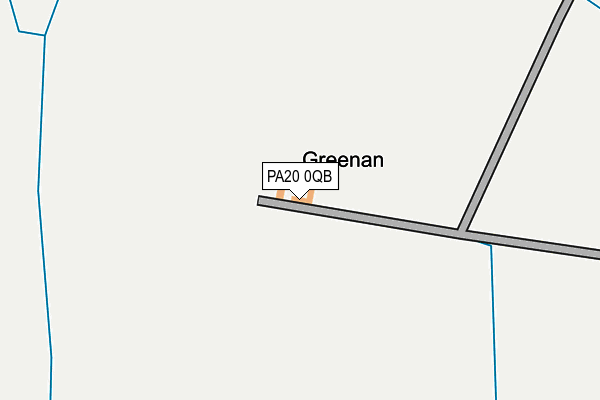 PA20 0QB map - OS OpenMap – Local (Ordnance Survey) PA20 0QB map - OS OpenMap – Local (Ordnance Survey)