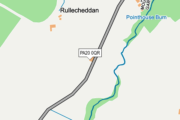 PA20 0QR map - OS OpenMap – Local (Ordnance Survey)