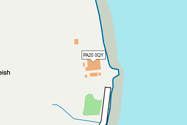 PA20 0QY map - OS OpenMap – Local (Ordnance Survey) PA20 0QY map - OS OpenMap – Local (Ordnance Survey)