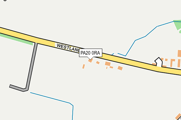 PA20 0RA map - OS OpenMap – Local (Ordnance Survey) PA20 0RA map - OS OpenMap – Local (Ordnance Survey)