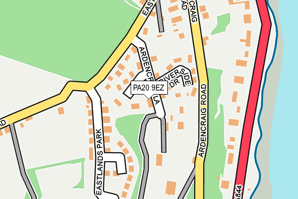 PA20 9EZ map - OS OpenMap – Local (Ordnance Survey) PA20 9EZ map - OS OpenMap – Local (Ordnance Survey)