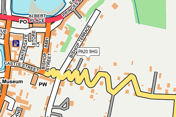 PA20 9HG map - OS OpenMap – Local (Ordnance Survey) PA20 9HG map - OS OpenMap – Local (Ordnance Survey)