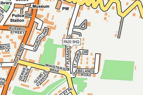 PA20 9HQ map - OS OpenMap – Local (Ordnance Survey) PA20 9HQ map - OS OpenMap – Local (Ordnance Survey)