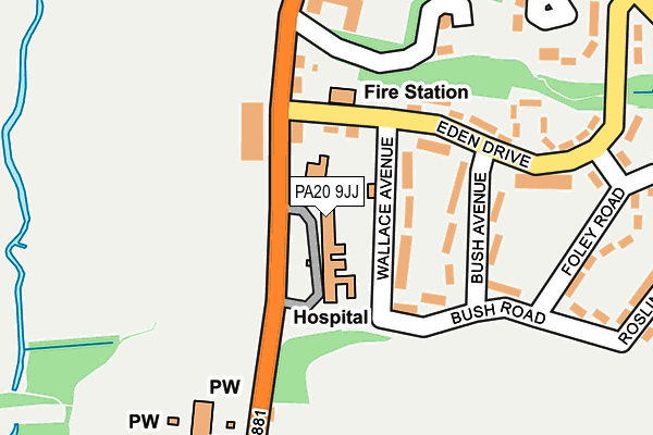 PA20 9JJ map - OS OpenMap – Local (Ordnance Survey) PA20 9JJ map - OS OpenMap – Local (Ordnance Survey)