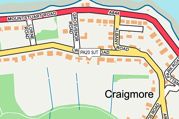 PA20 9JT map - OS OpenMap – Local (Ordnance Survey) PA20 9JT map - OS OpenMap – Local (Ordnance Survey)
