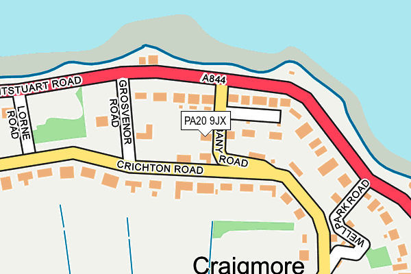 PA20 9JX map - OS OpenMap – Local (Ordnance Survey) PA20 9JX map - OS OpenMap – Local (Ordnance Survey)
