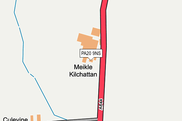 PA20 9NS map - OS OpenMap – Local (Ordnance Survey) PA20 9NS map - OS OpenMap – Local (Ordnance Survey)