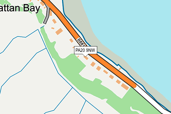 PA20 9NW map - OS OpenMap – Local (Ordnance Survey) PA20 9NW map - OS OpenMap – Local (Ordnance Survey)
