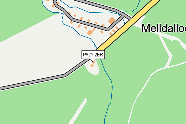 PA21 2ER map - OS OpenMap – Local (Ordnance Survey) PA21 2ER map - OS OpenMap – Local (Ordnance Survey)