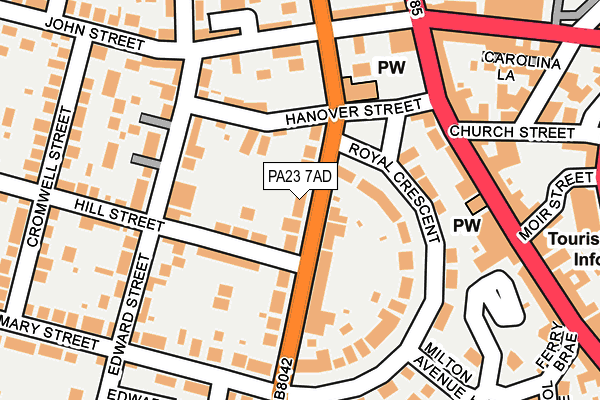 PA23 7AD map - OS OpenMap – Local (Ordnance Survey) PA23 7AD map - OS OpenMap – Local (Ordnance Survey)