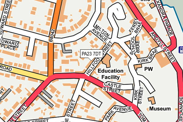 PA23 7DT map - OS OpenMap – Local (Ordnance Survey)