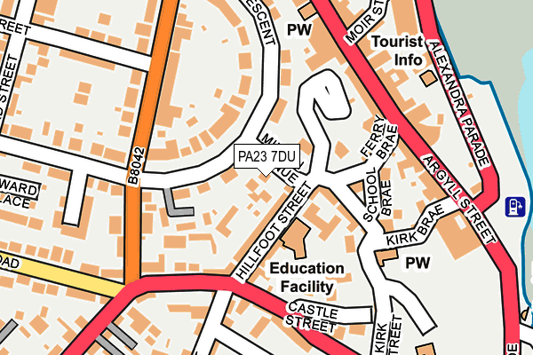 PA23 7DU map - OS OpenMap – Local (Ordnance Survey) PA23 7DU map - OS OpenMap – Local (Ordnance Survey)