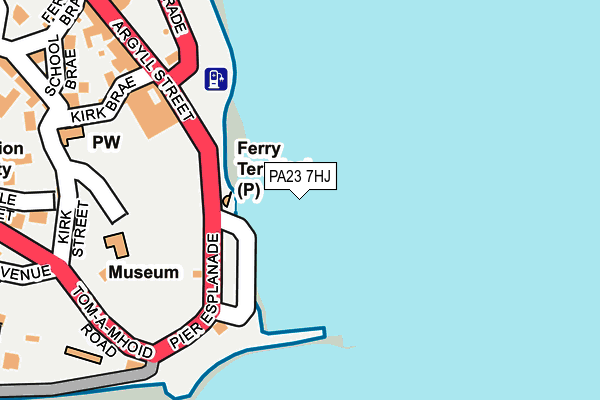 PA23 7HJ map - OS OpenMap – Local (Ordnance Survey) PA23 7HJ map - OS OpenMap – Local (Ordnance Survey)