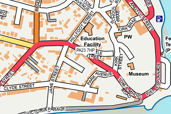 PA23 7HP map - OS OpenMap – Local (Ordnance Survey) PA23 7HP map - OS OpenMap – Local (Ordnance Survey)