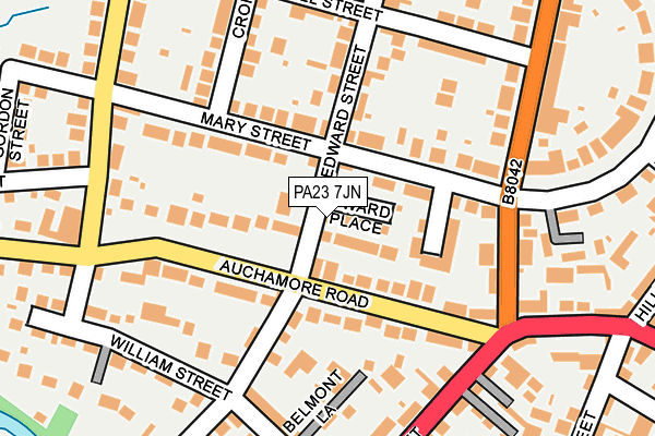 PA23 7JN map - OS OpenMap – Local (Ordnance Survey) PA23 7JN map - OS OpenMap – Local (Ordnance Survey)