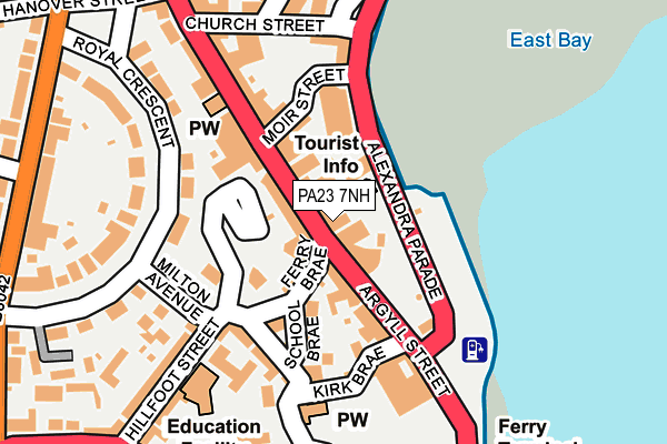 PA23 7NH map - OS OpenMap – Local (Ordnance Survey) PA23 7NH map - OS OpenMap – Local (Ordnance Survey)
